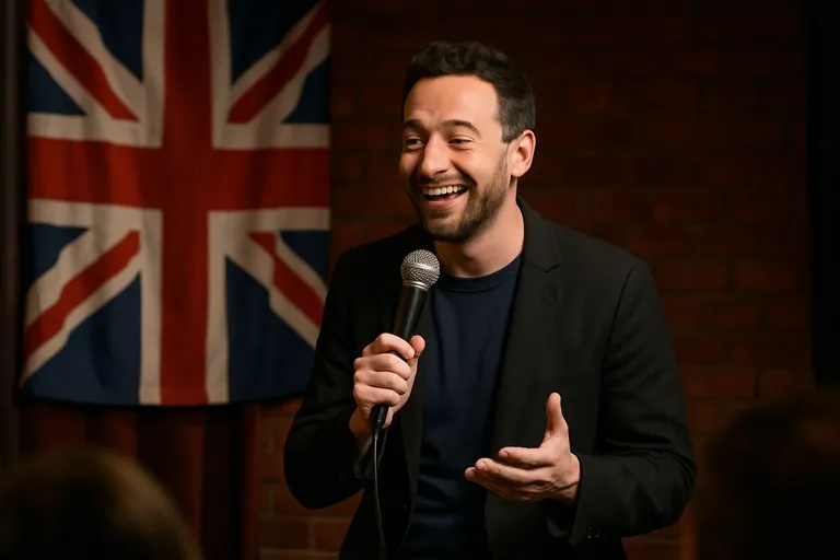 De charme van engelse stand-up: scherpe humor, slimme taal en onweerstaanbare timing
