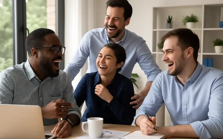 Humor op de werkvloer die werkdruk verlaagt en teams dichter bij elkaar brengt