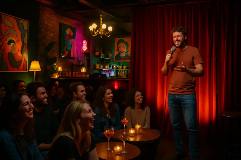 Waar comedy, cocktails en kunst samenkomen: de unieke vibe van holy moly in breda