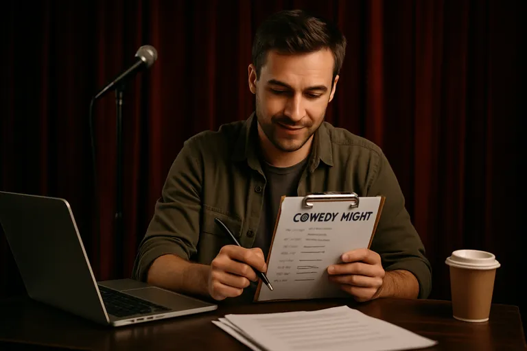 Zelf een comedyavond organiseren