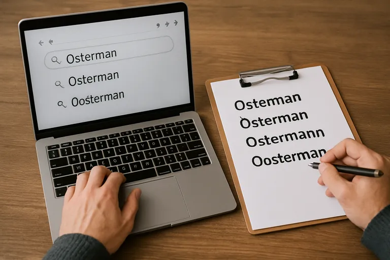 Aan de slag met onderzoek en gebruik van de naam