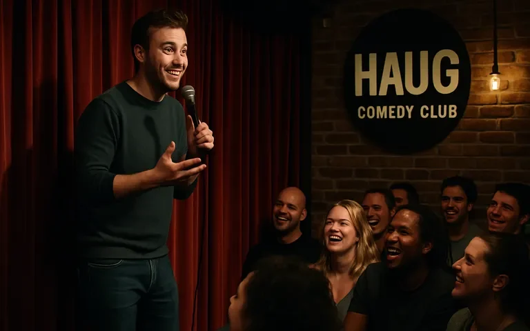 De rotterdamse vibe van Haug: comedy aan de maas die je niet wilt missen