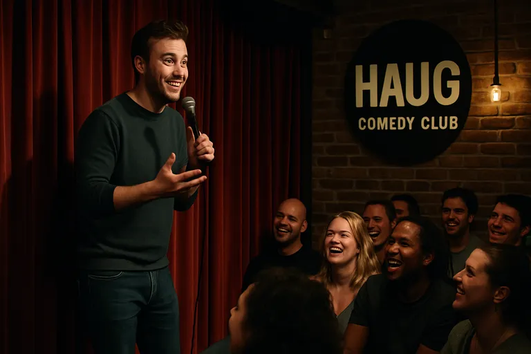 De rotterdamse vibe van Haug: comedy aan de maas die je niet wilt missen