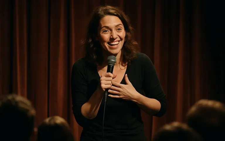 Satire met een ziel: hoe de cabaretière het publiek raakt en het podium verovert