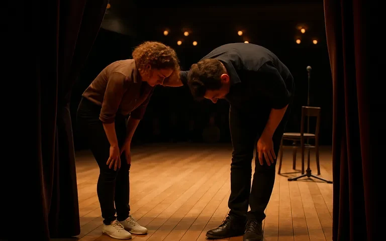 Van backstage tot buiging: de kracht van het cabaretduo in het theater