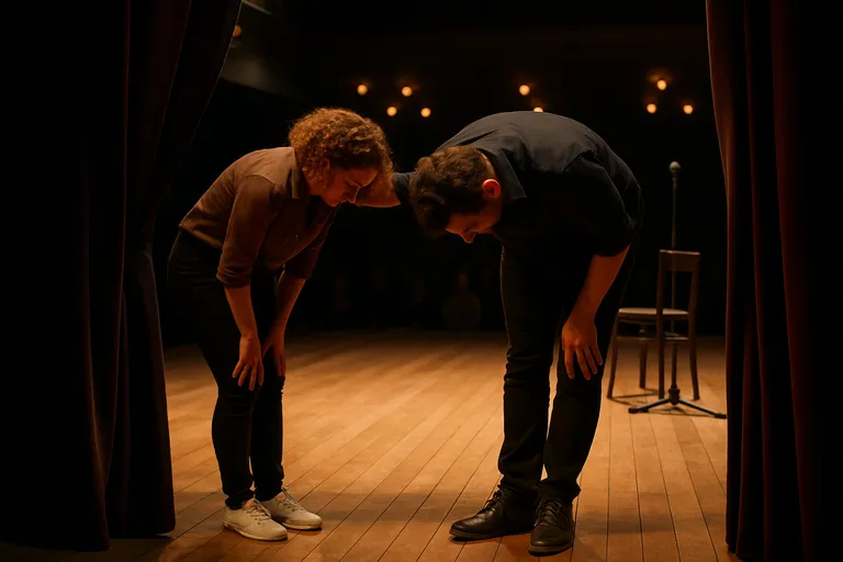 Van backstage tot buiging: de kracht van het cabaretduo in het theater